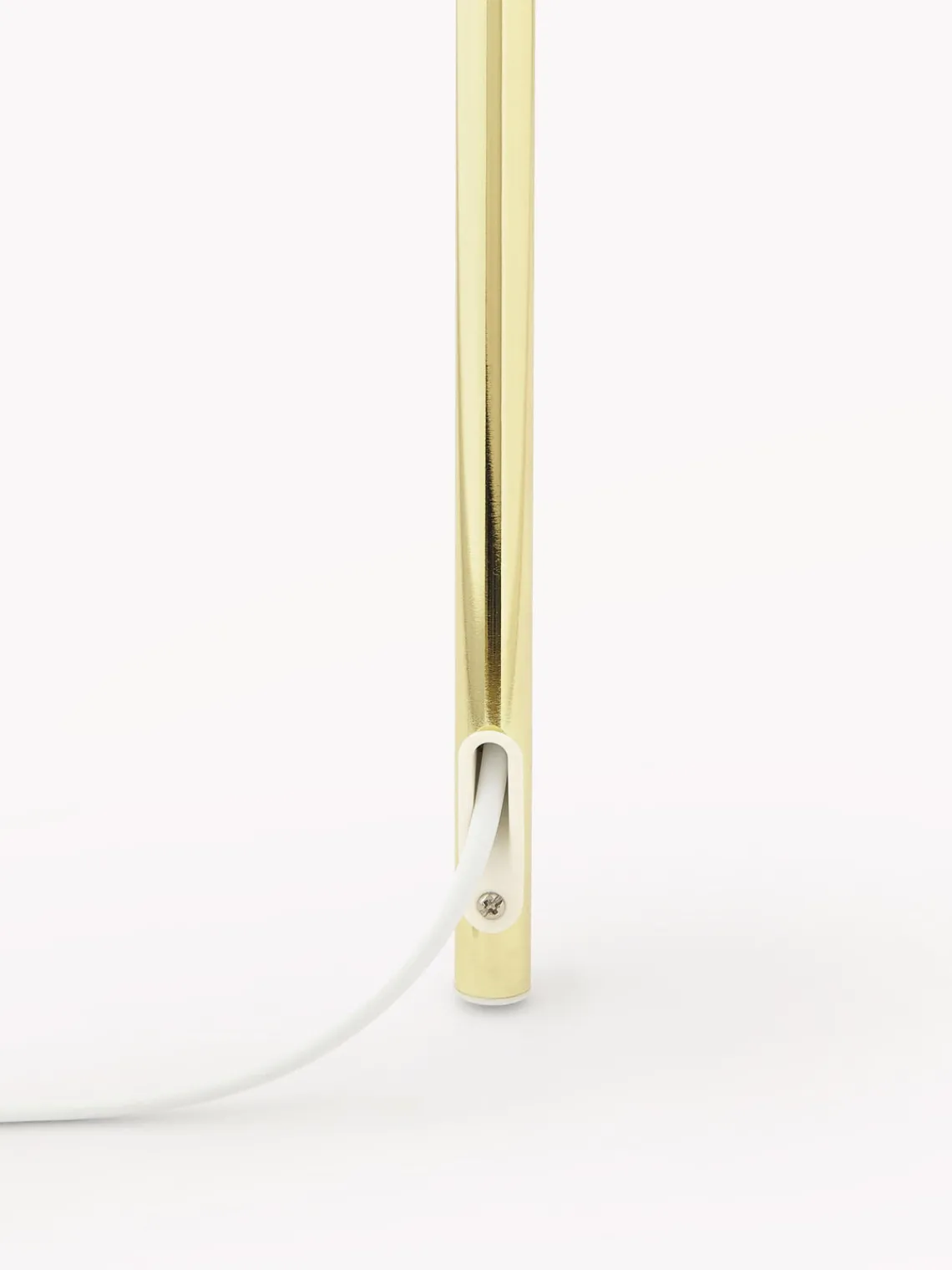 Lámparas De Pie|Lámparas De Techo>Westwing Collection Lámpara de pie trípode Cella Blanco, dorado