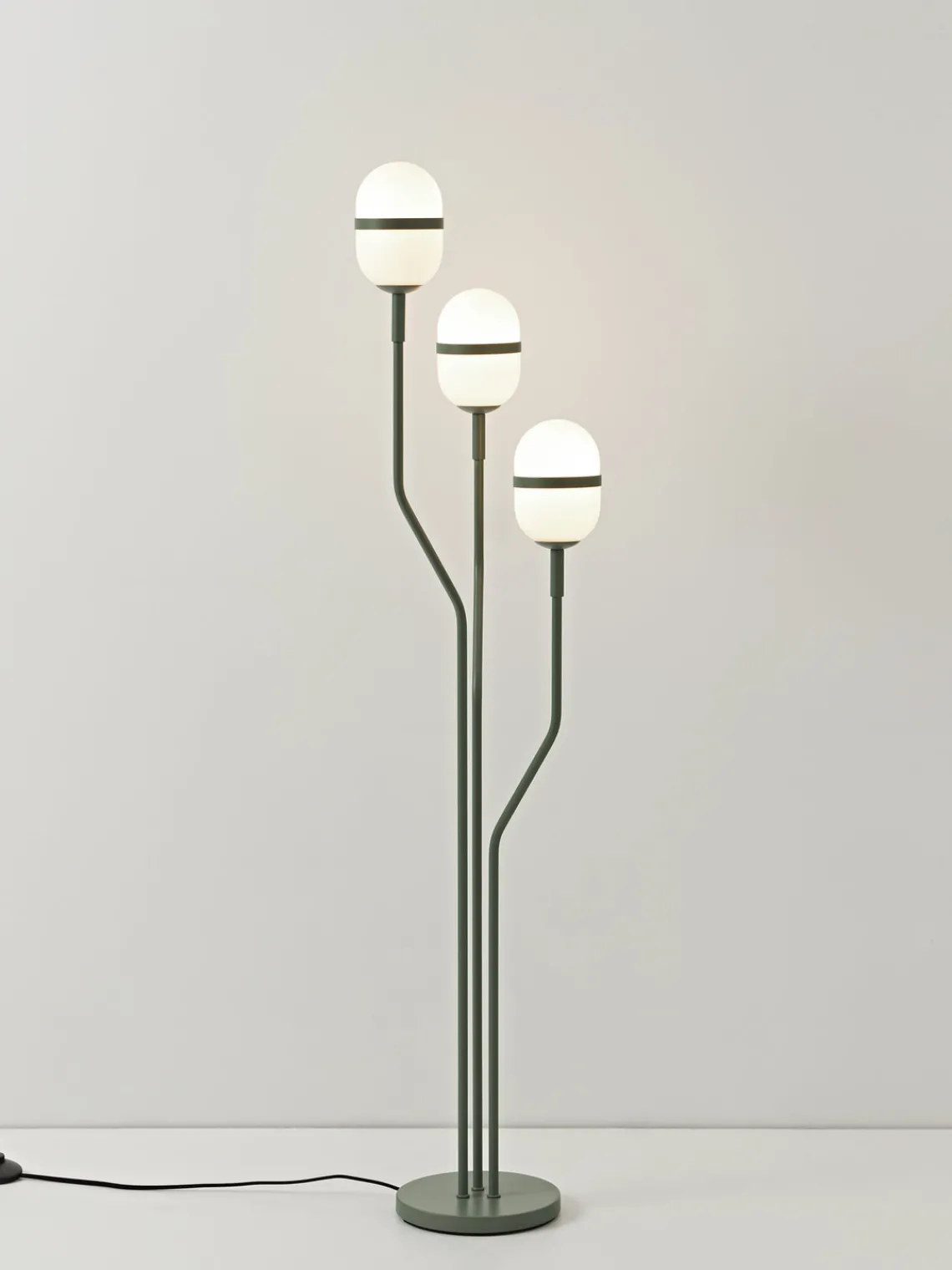 Lámparas De Pie|Lámparas De Techo>Westwing Collection Lámpara de pie Yasna Verde mate