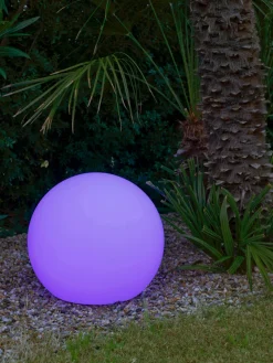 Lámparas De Pie Para Exterior|Lámparas De Techo>NewGarden Lámpara de suelo solar LED para exterior regulable Buly, con cambio de color y mando a distancia