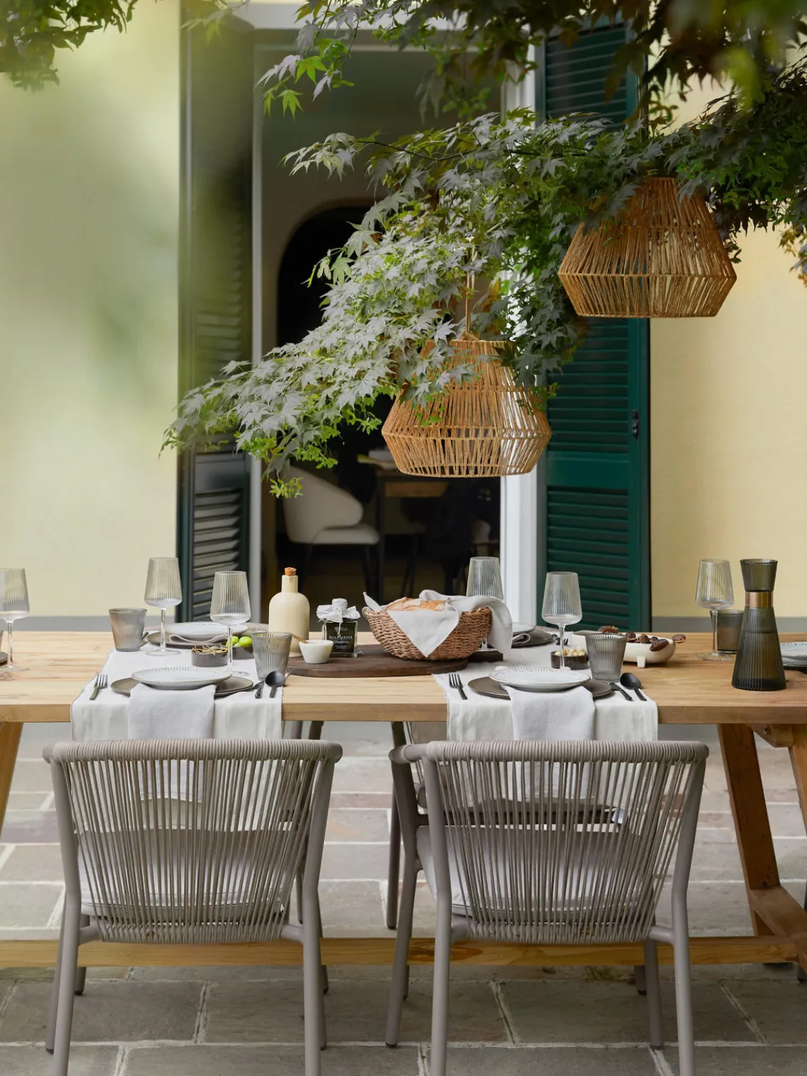 Outlet Lámpara de techo artesanal regulable LED Sisine Lámparas Colgantes Exterior|Lámparas Colgantes Exterior