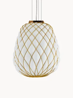 Lámparas De Techo|Lámparas De Techo>FontanaArte Lámpara de techo artesanal Pinecone Blanco, dorado