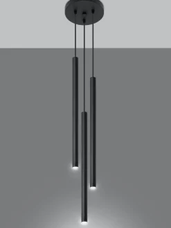 Lámparas De Techo|Lámparas De Techo> Lámpara de techo artesanal Fideus Negro