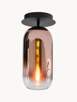 Plafones|Lámparas De Techo>Artemide Lámpara de techo artesanal de vidrio soplado Gople Cobre, negro