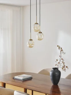 New Lámpara de techo cluster de vidrio Amora Lámparas De Techo|Lámparas De Techo