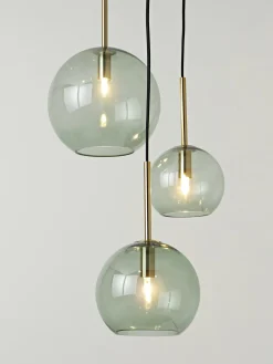 Lámparas De Techo|Lámparas De Techo>Westwing Collection Lámpara de techo cluster de vidrio Raquel Verde transparente