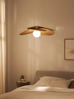 Best Lámpara de techo con adornos de fibras naturales Milani Lámparas De Techo|Lámparas De Techo