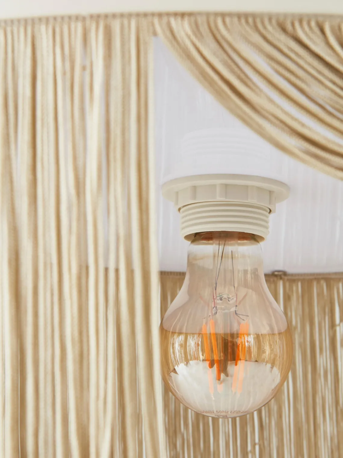 Lámparas De Techo|Lámparas De Techo>Jotex Lámpara de techo con flecos Regency Beige claro