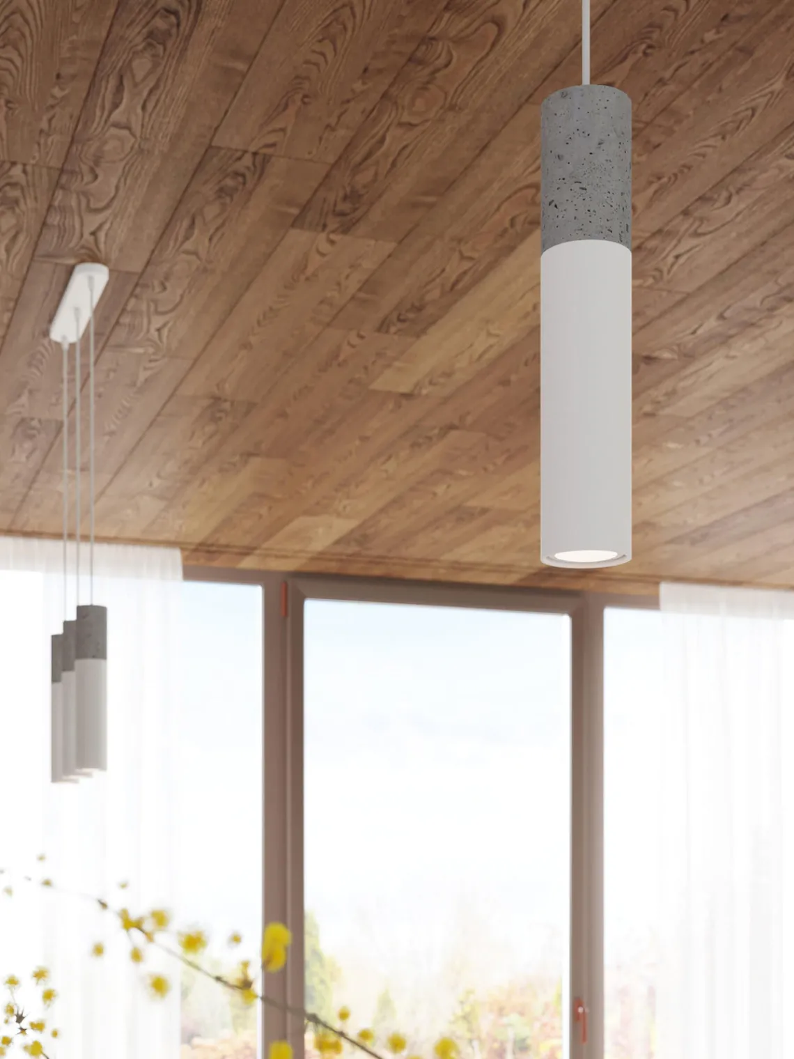 Lámparas De Techo|Lámparas De Techo> Lámpara de techo de cemento Edo