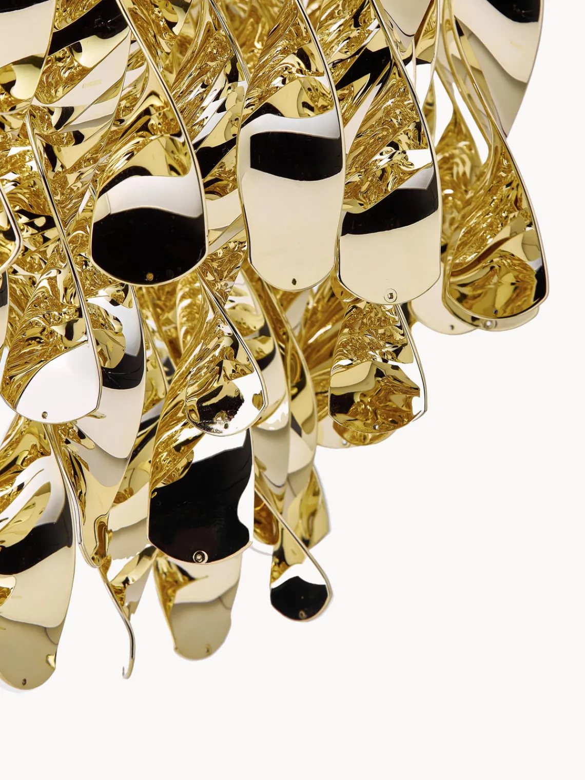 Lámparas De Techo|Lámparas De Techo>Verpan Lámpara de techo de diseño Verner Panton Spiral SP01 Dorado