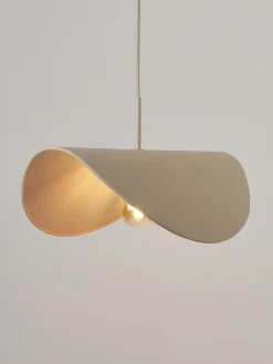 Lámparas De Techo|Lámparas De Techo></noscript>Westwing Collection Lámpara de techo de lino de diseño Kenzie