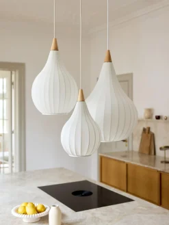 Lámparas De Techo|Lámparas De Techo>Halo Design Lámpara de techo de tela Drops, tamaños diferentes