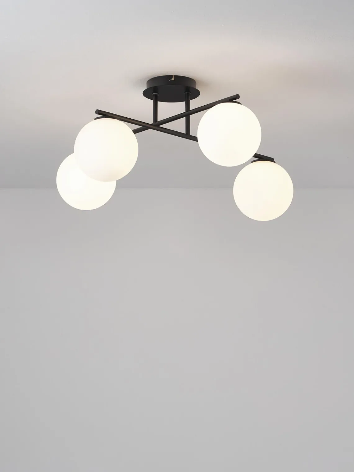 Lámpara de techo de vidrio opalino Atlanta Plafones|Lámparas De Techo