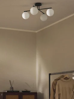 Lámpara de techo de vidrio opalino Atlanta Plafones|Lámparas De Techo