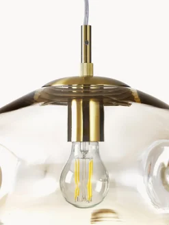 Lámparas De Techo|Lámparas De Techo></noscript>Westwing Collection Lámpara de techo de vidrio Amora Beige, dorado