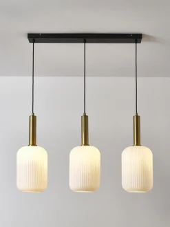 Lámparas De Techo|Lámparas De Techo></noscript>Westwing Collection Lámpara de techo de vidrio opalino Candela