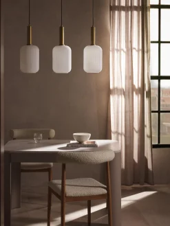 Lámparas De Techo|Lámparas De Techo></noscript>Westwing Collection Lámpara de techo de vidrio opalino Candela