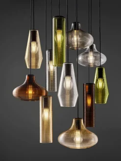 Lámparas De Techo|Lámparas De Techo>Panzeri Lámpara de techo de vidrio soplado Olivia