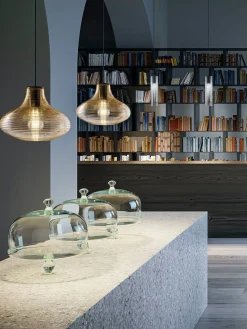 Hot Lámpara de techo de vidrio tintado soplado Emma Lámparas De Techo|Lámparas De Techo