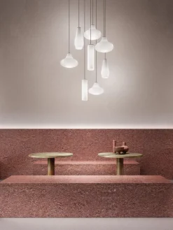 Lámparas De Techo|Lámparas De Techo>Panzeri Lámpara de techo de vidrio soplado Emma Blanco