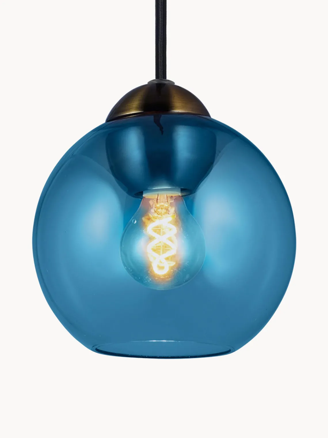 Lámparas De Techo|Lámparas De Techo>Halo Design Lámpara de techo de vidrio Bubbles, tamaños diferentes Azul, dorado con efecto envejecido