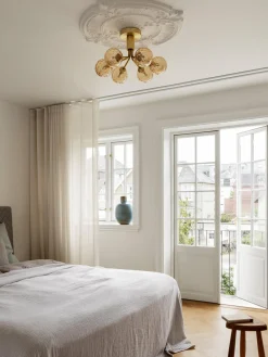 Plafones|Lámparas De Techo>Nuura Lámpara de techo de vidrio Apiales Dorado transparente