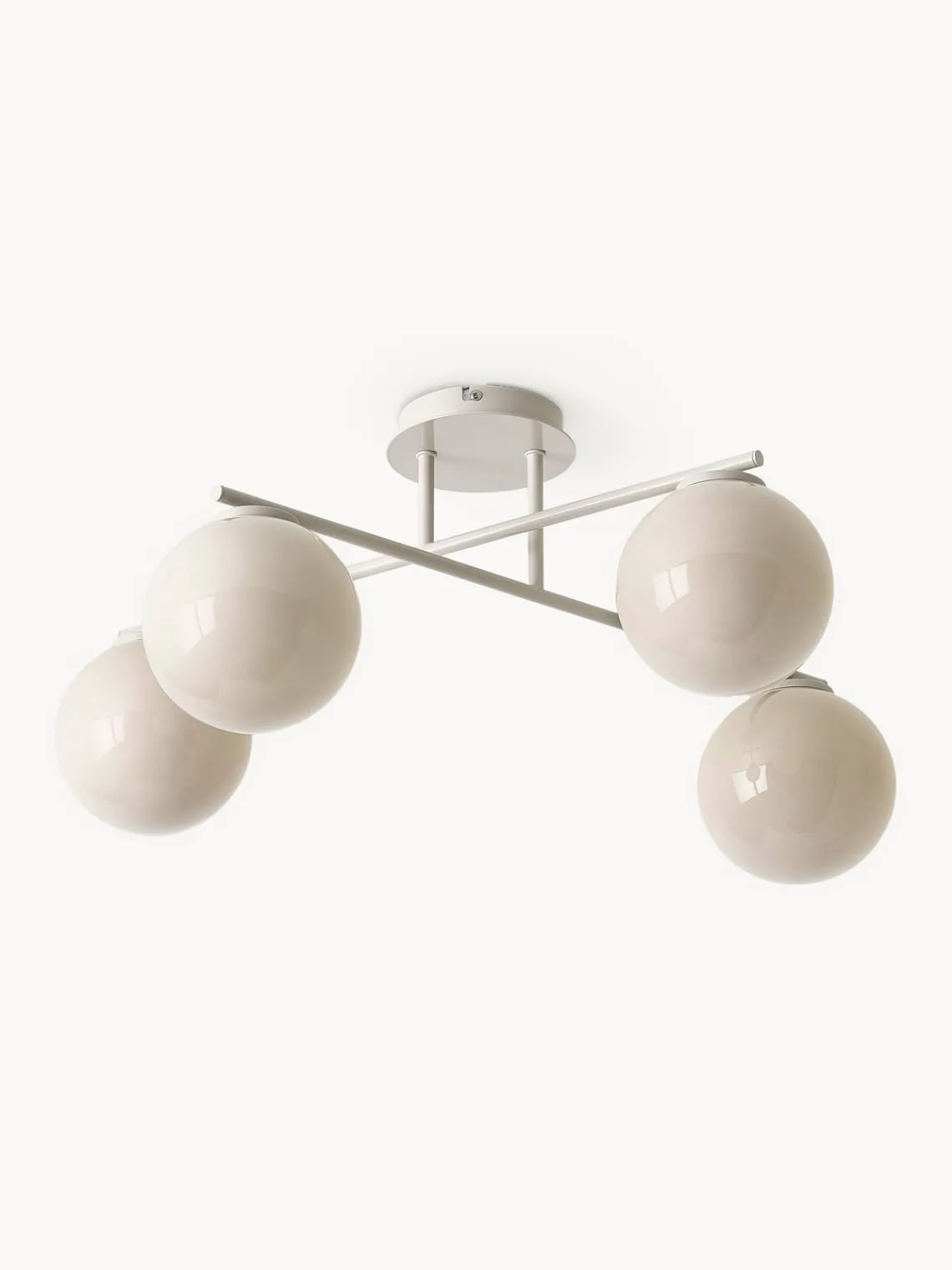 Plafones|Lámparas De Techo>Westwing Collection Lámpara de techo de vidrio opalino Atlanta