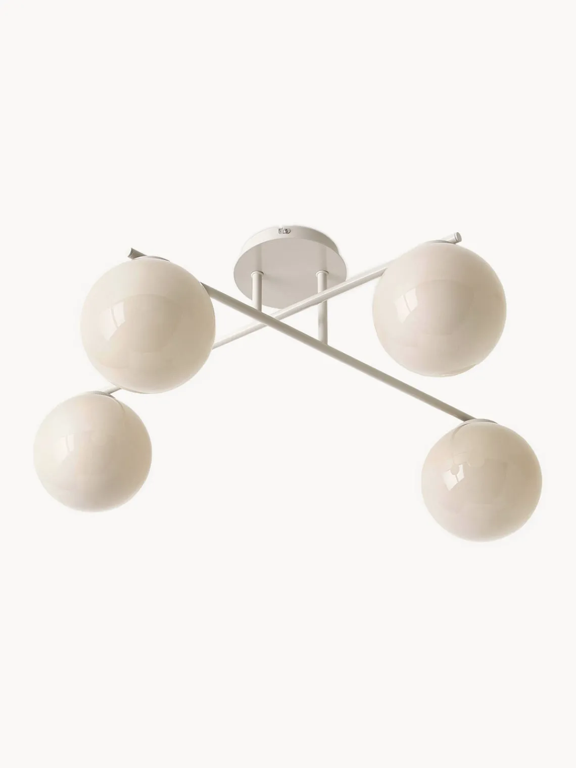 Plafones|Lámparas De Techo>Westwing Collection Lámpara de techo de vidrio opalino Atlanta