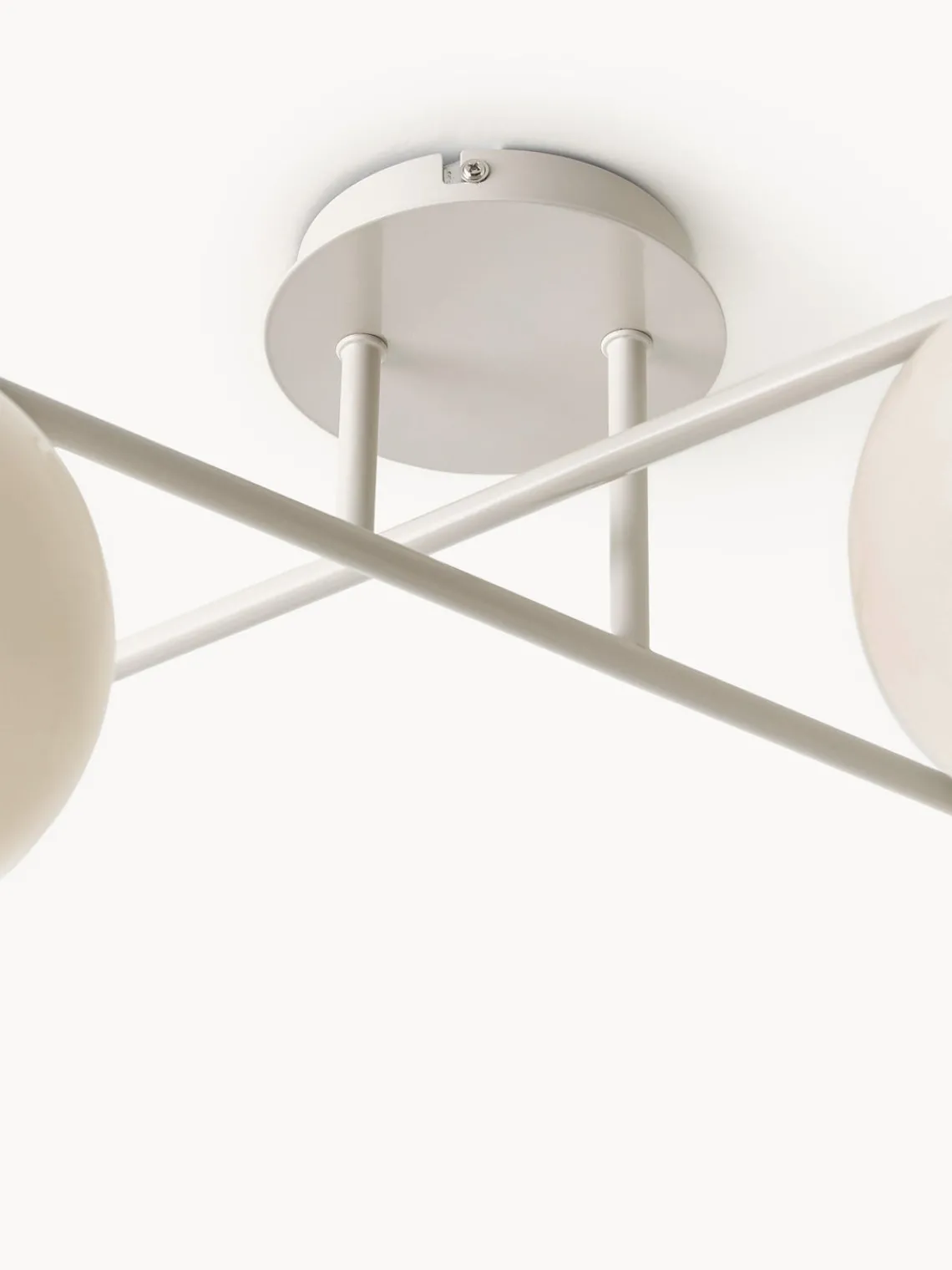 Plafones|Lámparas De Techo>Westwing Collection Lámpara de techo de vidrio opalino Atlanta