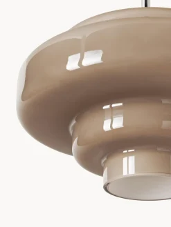 Lámparas De Techo|Lámparas De Techo></noscript>Westwing Collection Lámpara de techo de vidrio Millie Taupe, plateado