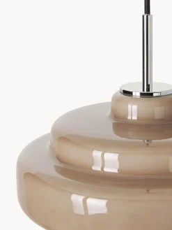 Lámparas De Techo|Lámparas De Techo></noscript>Westwing Collection Lámpara de techo de vidrio Millie Taupe, plateado