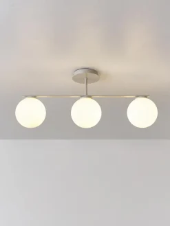 Plafones|Lámparas De Techo>Westwing Collection Lámpara de techo de vidrio opalino Atlanta