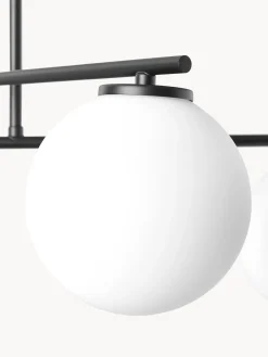 Lámparas De Techo|Lámparas De Techo></noscript>Westwing Collection Lámpara de techo de vidrio opalino Atlanta Blanco, negro