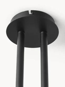 Lámparas De Techo|Lámparas De Techo></noscript>Westwing Collection Lámpara de techo de vidrio opalino Atlanta Blanco, negro