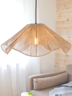 Lámpara de techo de yute grande Nami Lámparas De Techo|Lámparas De Techo