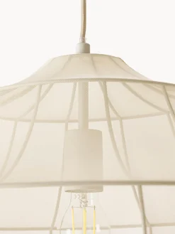 Lámparas De Techo|Lámparas De Techo></noscript>Westwing Collection Lámpara de techo en tejido malla Beau Beige claro