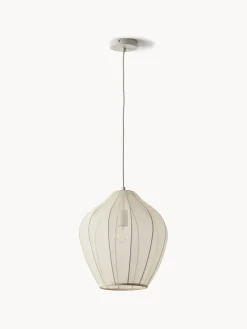 Lámparas De Techo|Lámparas De Techo></noscript>Westwing Collection Lámpara de techo en tejido malla Beau Beige claro