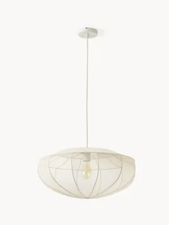 Lámparas De Techo|Lámparas De Techo></noscript>Westwing Collection Lámpara de techo en tejido malla Beau Beige claro