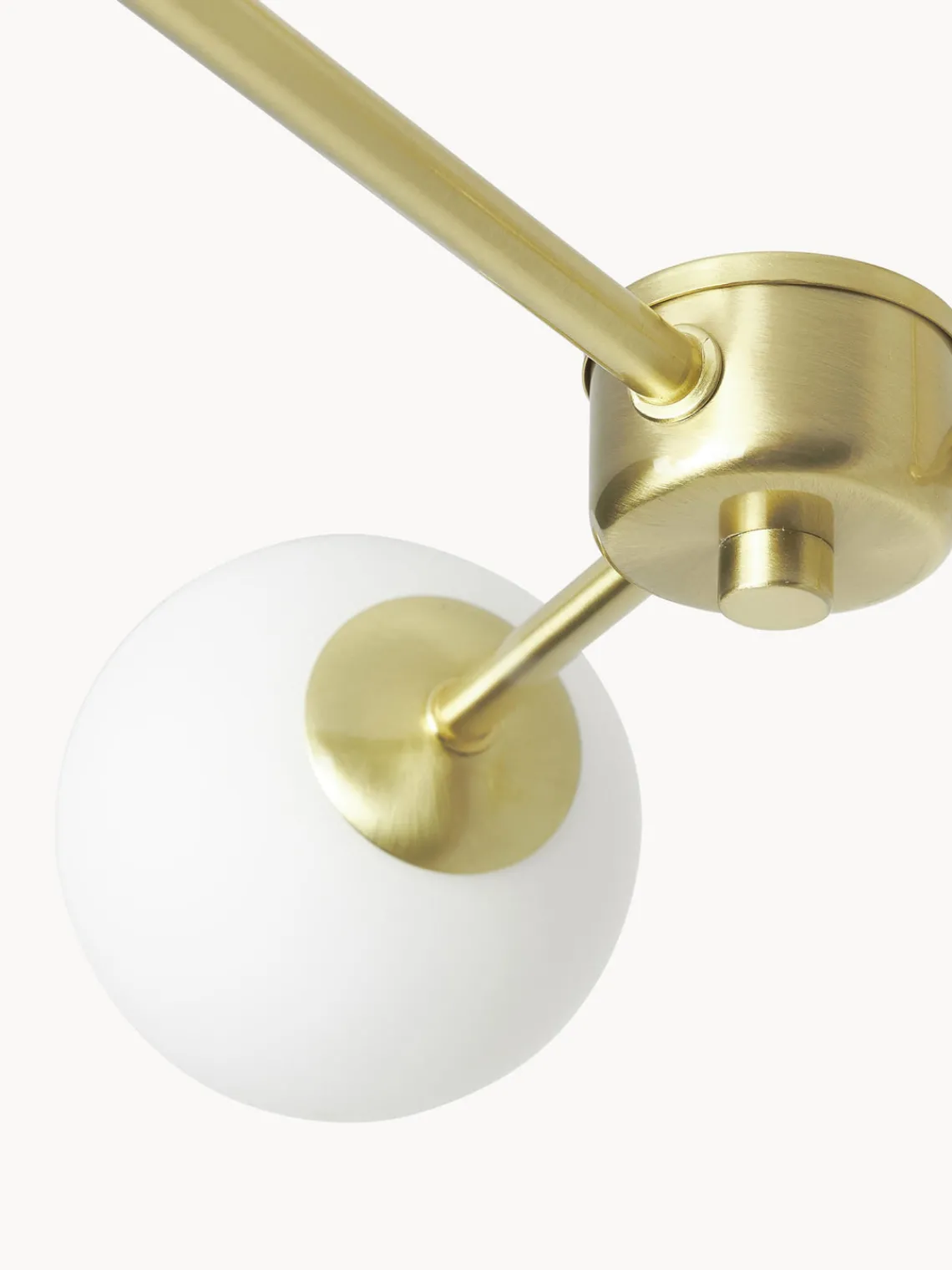 Plafones|Lámparas De Techo>Westwing Collection Lámpara de techo grande Aurelia Blanco, dorado