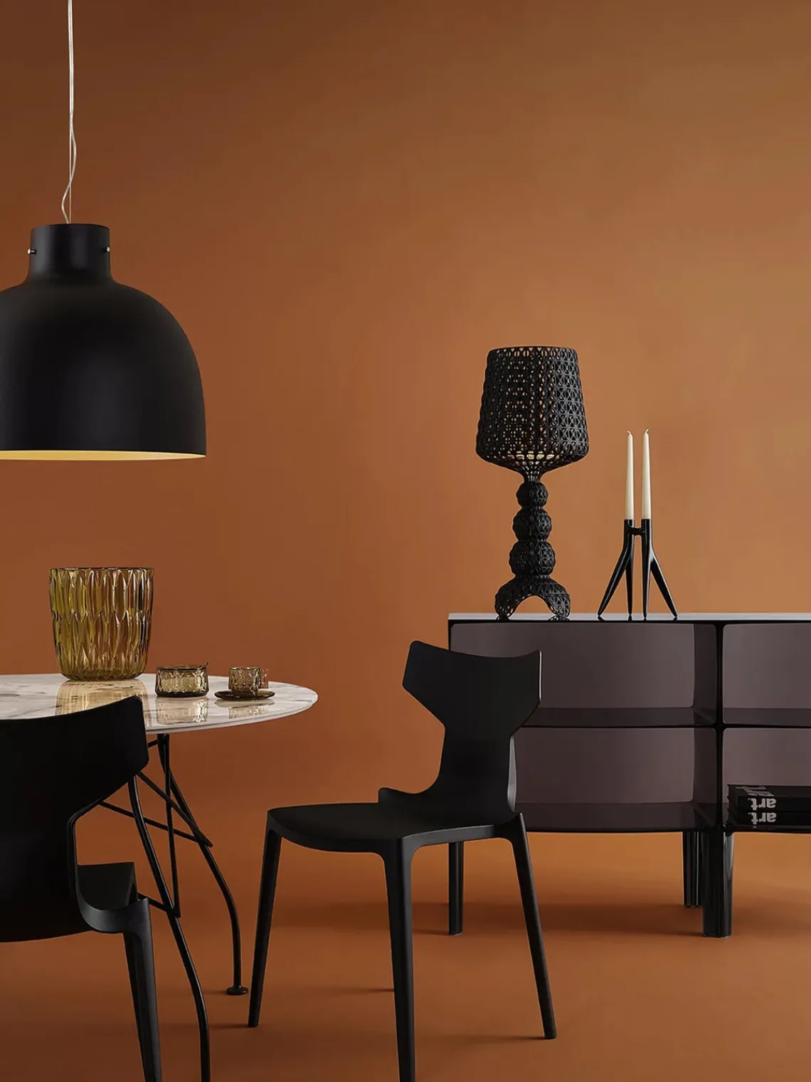 Lámparas De Techo|Lámparas De Techo>Kartell Lámpara de techo grande Bellissima Negro