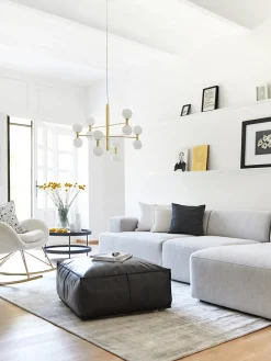 Best Lámpara de techo grande de vidrio opalino Grover Lámparas De Techo|Lámparas De Techo