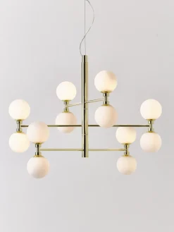 Best Lámpara de techo grande de vidrio opalino Grover Lámparas De Techo|Lámparas De Techo