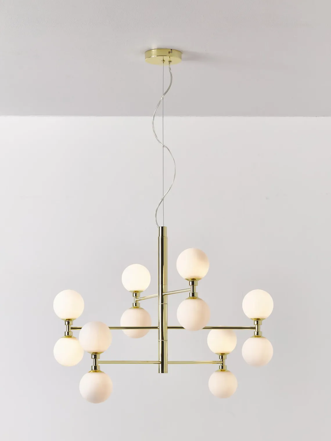 Best Lámpara de techo grande de vidrio opalino Grover Lámparas De Techo|Lámparas De Techo