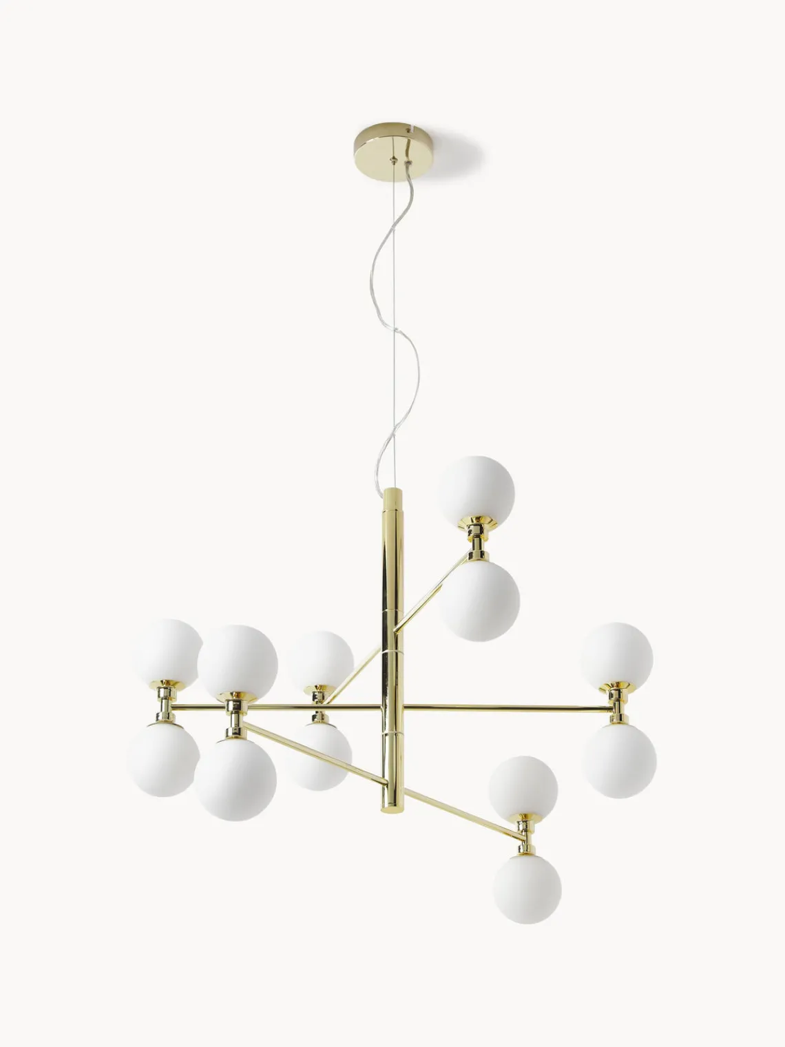 Best Lámpara de techo grande de vidrio opalino Grover Lámparas De Techo|Lámparas De Techo