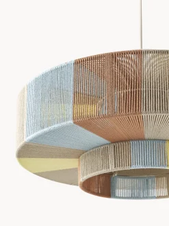 Lámparas De Techo|Lámparas De Techo></noscript>Westwing Collection Lámpara de techo grande de lino Lace Multicolor