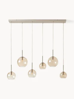 Lámparas De Techo|Lámparas De Techo></noscript>Westwing Collection Lámpara de techo grande esferas de vidrio Raquel Beige transparente