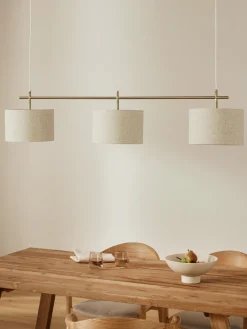 Lámparas De Techo|Lámparas De Techo></noscript>Westwing Collection Lámpara de techo grande Liara Beige claro, dorado