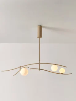 Lámparas De Techo|Lámparas De Techo></noscript>Westwing Collection Lámpara de techo grande Nebo Beige claro