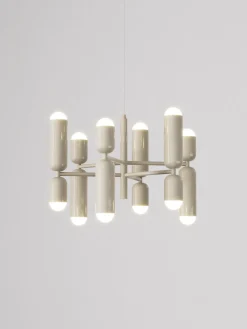 Lámparas De Techo|Lámparas De Techo></noscript>Westwing Collection Lámpara de techo LED Ariane Blanco Off White