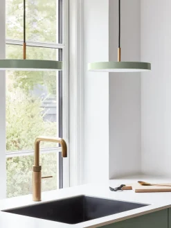 Lámparas De Techo|Lámparas De Techo>UMAGE Lámpara de techo LED Asteria, tamaños diferentes Verde salvia, dorado