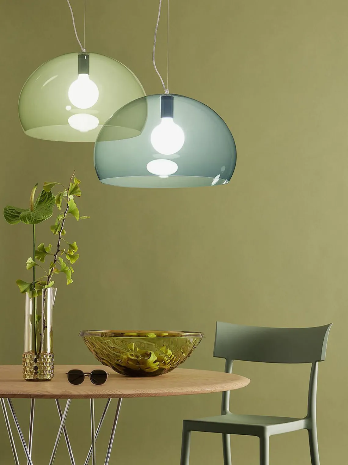 Lámparas De Techo|Lámparas De Techo>Kartell Lámpara de techo LED FL/Y Turquesa